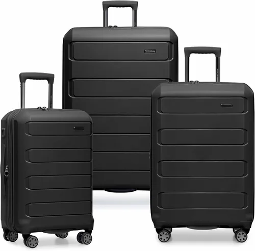 Vista 42 de Traveler's Choice Pagosa indestructible Hardshell expandible Spinner Equipaje, Azul bebé, Pagosa indestructible Hardshell expandible Spinner Equipaje