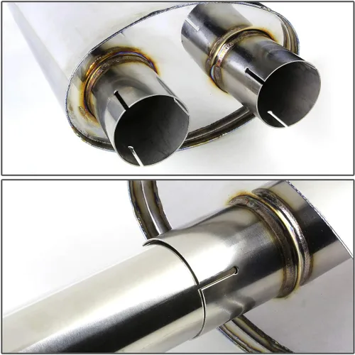 Vista 3 de DNA MOTORING CBE-F1500-T2-BT Sistema de escape trasero de eje de acero inoxidable [compatible con Ford F150 04-08 4.6L/5.4L]