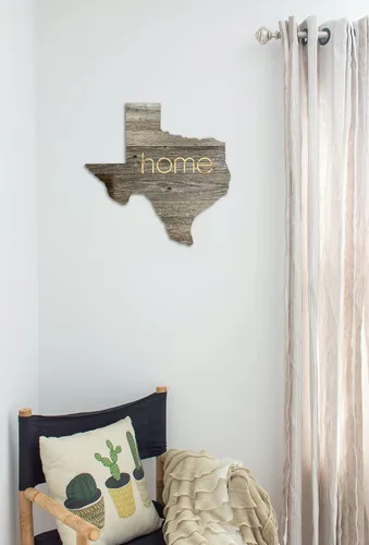 Vista 4 de Letrero de madera rústica de Alabama para casa de campo, decoración del hogar de pared estatal, es un gran regalo temático de AL para recién