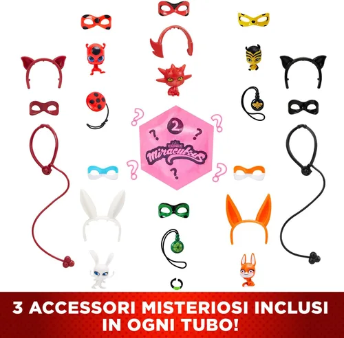 Vista 11 de Miraculous Ladybug Magic Heroez Reveal - Muñeca que cambia de color Marinette se transforma en disfraces sorpresa con esta muñeca de revelación