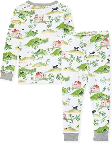 Vista 2 de Burts Bees - Conjunto de pijama para bebé camiseta y pantalón de 2 piezas 100 algodón orgánico