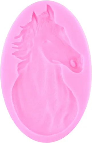 Vista 5 de ZiXiang Molde de silicona para caballo, moldes de herradura para pezuñas de herradura, molde de caramelo para decoración de pasteles de azúcar