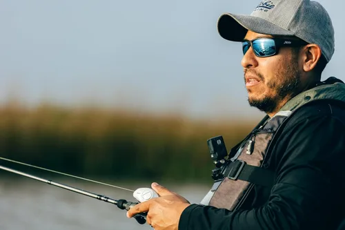 Vista 7 de Hobie Snook Men's Polarized Wrap Sport Sunglasses – Large Fit, Full-Coverage, Floatable Frames, Multiple Lens Options