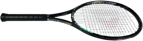 Vista 5 de Donnay Pro One OS 107 Octacore Unibody Strung 1 Carbon Fiber Tennis Racquet, Black, 27 Inch, 16x19 String Pattern, Advanced Level