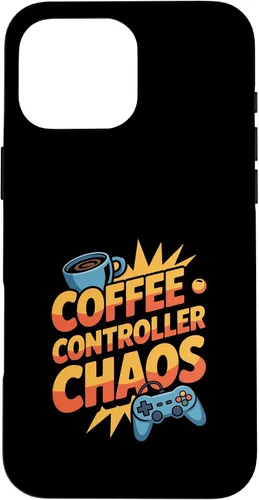 Vista 19 de Coffee Controller and Chaos Gamer Parents Mom and Dad Case for iPhone XR