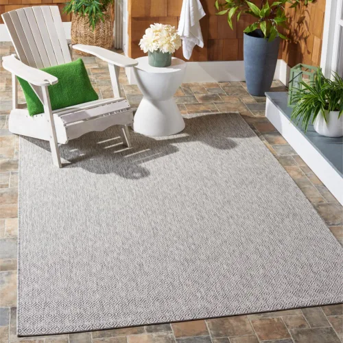 Vista 59 de SAFAVIEH Courtyard Collection CY8520 - Alfombra decorativa sólida para interiores y exteriores, impermeable, fácil limpieza, 2 x 3 pies 7 pulgadas