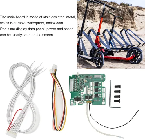 Vista 5 de Pilipane Placa controladora de scooter eléctrico, control de batería, placa base de repuesto para G30 Maximum con control de accesorios de tornillo