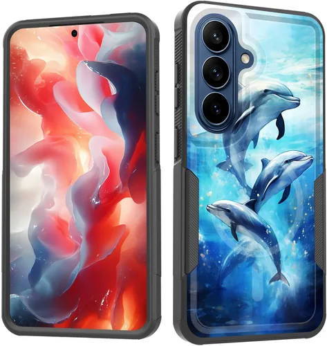 Vista 85 de Funda magnética para Galaxy A16 5G, [compatible con MagSafe] [protección contra caídas de grado militar] Funda resistente a prueba de golpes