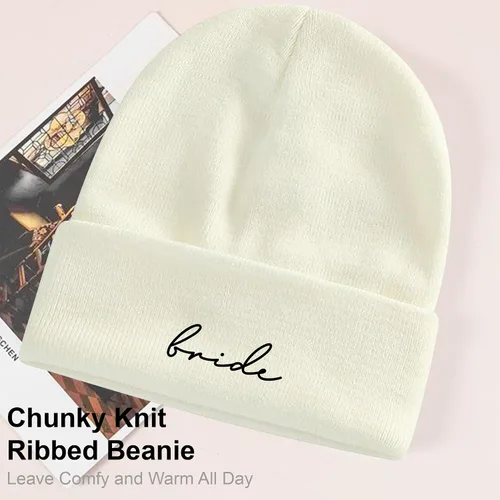 Vista 2 de Mr and Mrs Beanies, Wedding Gifts for Couples, His and Hers Engagement Gift, Honeymoon Travel Essentials