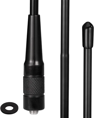 Vista 7 de Bingfu Antena de radio de doble banda VHF UHF 136-174MHz 400-470MHz Radio de dos vías Walkie Talkie Antena flexible de látigo SMA hembra para radios