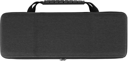Vista 2 de Geekria Funda de teclado de tamaño completo, funda rígida de transporte de viaje para computadora de 108 teclas, teclado mecánico compatible
