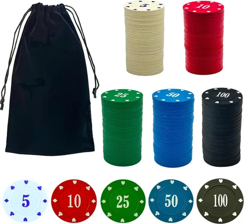 Vista 9 de SEETOOOGAMES Casino Poker Chips Denominations