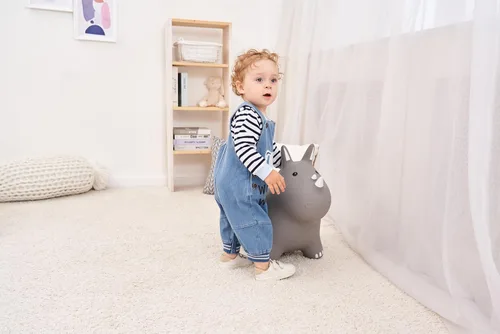 Vista 4 de Linda ropa de bebé niño traje niño niño camiseta de manga larga a rayas + mono de mezclilla mono pantalones conjuntos conjuntos
