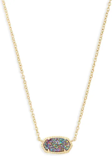 Vista 108 de Kendra Scott - Collar Elisa con dije para mujer, joyería de moda, chapado en oro de 14 quilates
