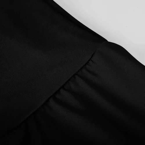 Vista 6 de Ozmmyan Pantalones sueltos de cintura alta y pierna ancha para mujer, leggings de yoga, pantalones casuales para gimnasio, pantalones de yoga