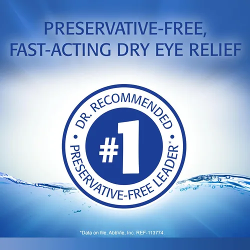 Vista 2 de Refresh Classic Lubricant Eye Drops, sin conservantes, recipientes de un solo uso de 0.01 onzas líquidas, 30 unidades (paquete de 1)