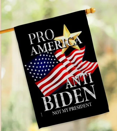 Vista 9 de Pro America - Paquete de bandera anti-Biden House de Estados Unidos, presidente político demócrata, fiesta de té republicana de Estados Unidos