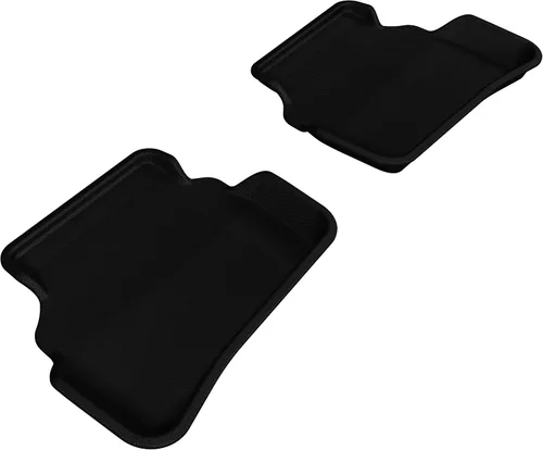 Vista 10 de 3D MAXpider Tapete para piso de auto, hecho a medida, para todo tipo de clima, para modelos selectos de Mercedes Benz clase C - Hule de Kagu, Negro