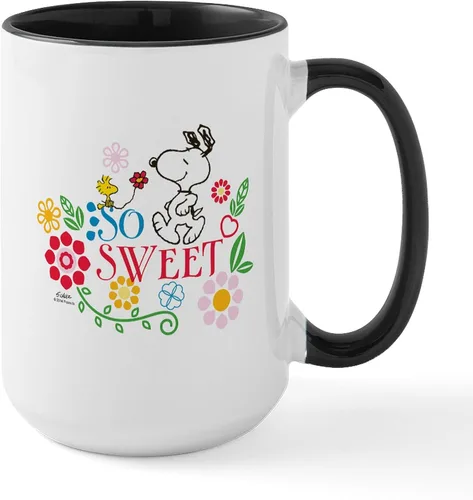 Vista 9 de CafePress SNOOPY Joe Cool - Taza de café de cerámica (15.0 fl oz)