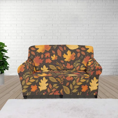 Vista 19 de Horeset Funda elástica para silla con diseño de flores hippie otoñales, funda para sofá, lavable, protección de muebles con espuma antideslizante
