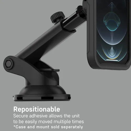 Vista 6 de OtterBox Soporte para parabrisas y tablero de coche Performance para MagSafe - Negro