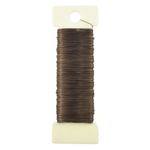 Vista 25 de HAHIYO Alambre Negro de Calibre 22 - 1 Rollo, 38 Yardas (115 Pies) Alambre Floral Flexible para Manualidades, Coronas de Navidad, Arreglos