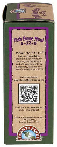 Vista 6 de Down To Earth All Natural Fertilizers Harina orgánica de huesos de pescado - Alimento vegetal con alto contenido de fósforo para brotes, bulbos