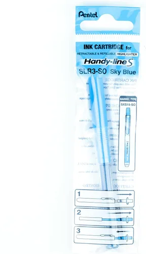 Vista 8 de Pentel Recambio para resaltador Handy-Line S, tinta verde claro, caja de 12 (SLR3-K)