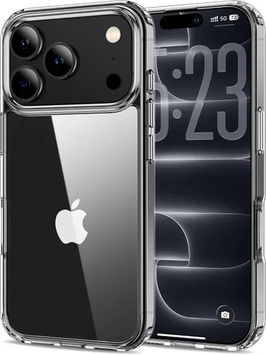 Vista 58 de HOOMIL Funda para iPhone 7 Plus/iPhone 8 Plus de 5.5 pulgadas, no amarillea, protección contra caídas, cubierta trasera dura transparente Negro