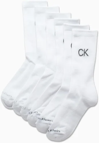 Vista 3 de Calvin Klein Calcetines para niño - Calcetines acolchados de corte redondo (paquete de 6)