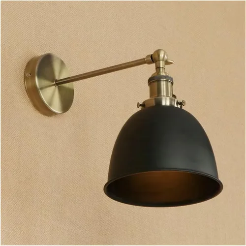 Vista 3 de Brass Black Retro LED Wall Light Fixtures Loft Industrial Vintage Arm Lamp Lamparas,Versatile Wall lamp Pink