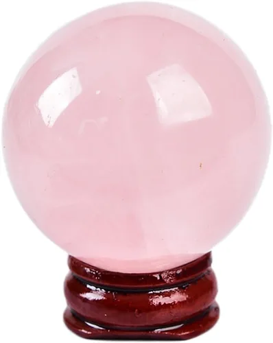 Vista 135 de JIC Gem Piedra Natural de Jaspe Africano Cristal de Curación Esfera Adivinación Bola de Piedra Preciosa, Feng Shui Reiki Aura Decoración