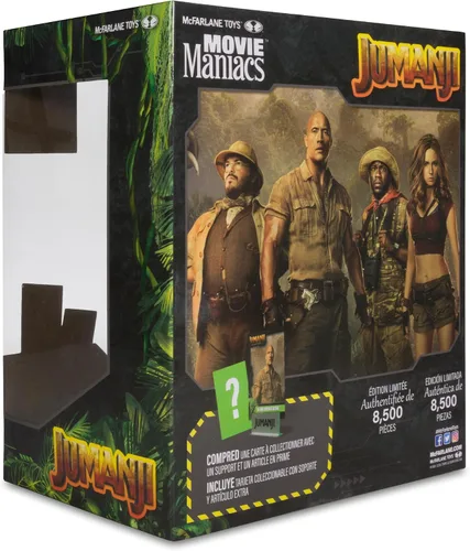 Vista 7 de McFarlane Toys - Figura posada de Movie Maniacs Smolder (Jumanji) de 6 pulgadas
