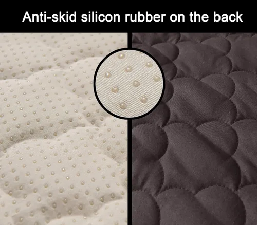 Vista 4 de CHHKON Funda de sofá 100% impermeable para mascotas, protectores de muebles para sofás, fundas de sofá para perros, funda de sofá con bolsillos