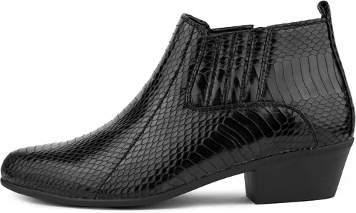 Vista 3 de Bolano Adder, Botas para hombre - Botas de vestir para hombre - Botas de moda para hombre - Botas de tobillo para hombre - Estampado realista