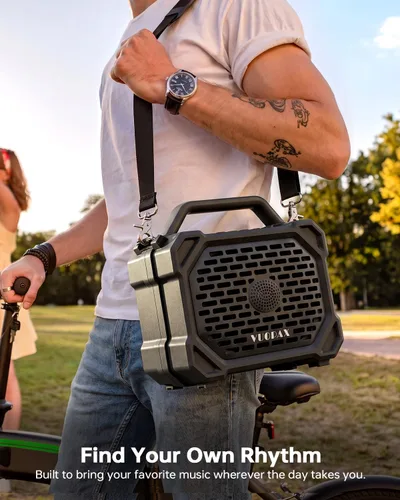 Vista 4 de Altavoz portátil al aire libre de Bluetooth 160W pico inalámbrico IP67 Negro