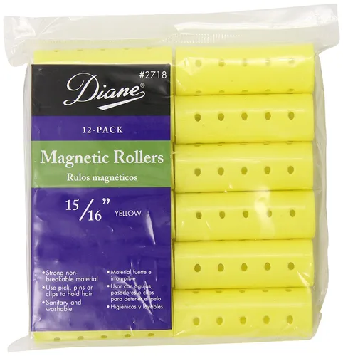 Vista 2 de Diane Rodillos magnéticos, beige, 1.13 pulgadas, 12 unidades (paquete de 1)