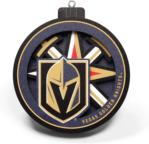 Vista 10 de YouTheFan Adorno de la serie de logotipo en 3D de la NHL