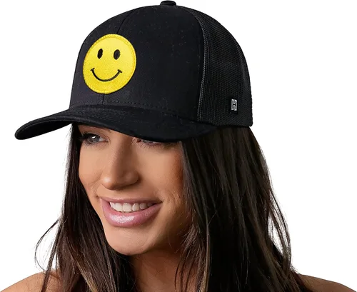 Vista 4 de HAKA Peace & Vibes - Gorra de camionero para hombres y mujeres, sombrero de béisbol ajustable, cierre de malla, banda de sudor de ajuste cómodo