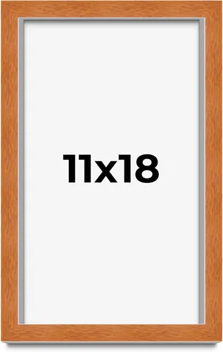 Vista 96 de Marco de 3 x 3 pulgadas de madera maciza de nuez y miel marrón con plexiglás acrílico UV, respaldo de tablero de espuma y accesorios para colgar