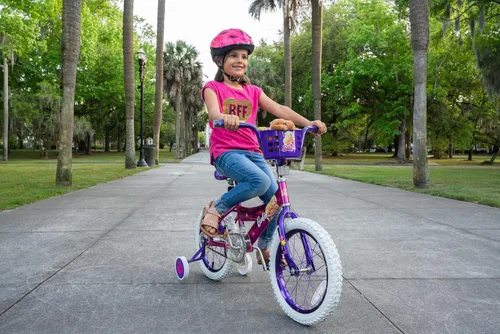 Vista 6 de Dynacraft Barbie 12, 16, 18-inch Girls' Bike for Kids Ages 3-9 Years - Fun and Stylish Design, Sturdy and Durable, Perfect for Kids Learning to