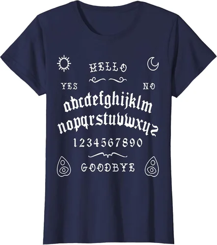 Vista 77 de Camiseta inspirada en la tabla Spirit Board Ouija Asphalt Grey
