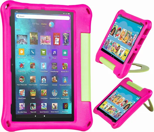 Vista 12 de 2023 10in Tablet Case for Kids,OQDDQO 10 case Light Weight Anti Slip Shockproof Kids Friendly Case Not Compatible ipad Tablet(Black)