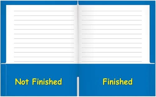 Vista 3 de Really Good Stuff Mi carpeta de escritura - Zaner-Bloser - 12 carpetas - 22.86 cm por 30.48 cm - Laminada