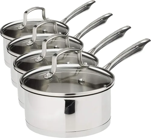 Vista 5 de Cuisinart Cacerola profesional de acero inoxidable con tapa, 1.5 cuartos, acero inoxidable, 8919-16