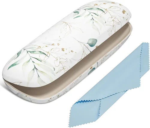 Vista 9 de Funda para gafas, funda protectora de carcasa rígida para gafas, unisex para mujeres y hombres Paquete de 3-Negro