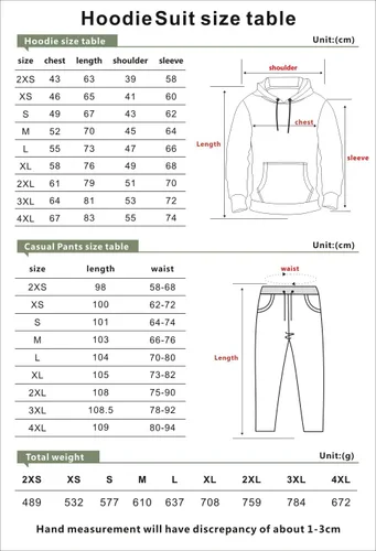 Vista 2 de Feid Merch - Conjunto de dos piezas con capucha y pantalones deportivos para otoño