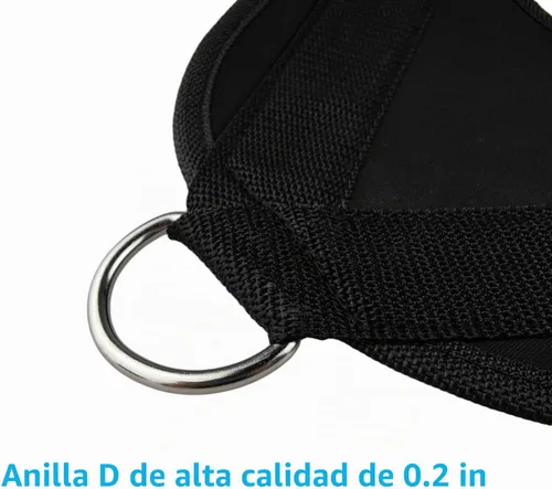 Vista 5 de Ab Crunch Arnés Cable Accesorio Ab Ejercicio Máquina de Cable de Gimnasio Entrenamiento Abdominal Crunch Core Equipo de entrenamiento muscular