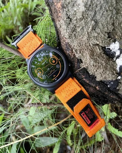 Vista 5 de Correa de reloj de liberación rápida de 0.866 in para Amazfit T-Rex 3 Pro de 1.890 in/Active MAX/Bip 6/Bip 5/Bip Max/Cheetah 2 Ultra/Balance 3