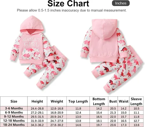 Vista 6 de PATPAT Ropa de bebé para niña, sudadera de manga larga para otoño e invierno